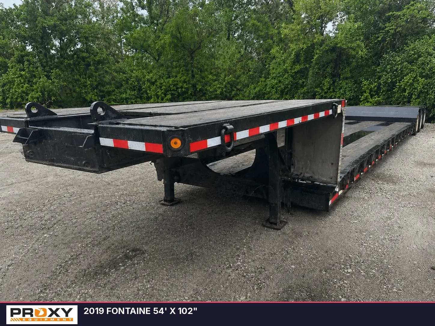 Used 2019 FONTAINE 54' X 102" Lowboy Trailers Ohio US | Proxy Equipment #1388696