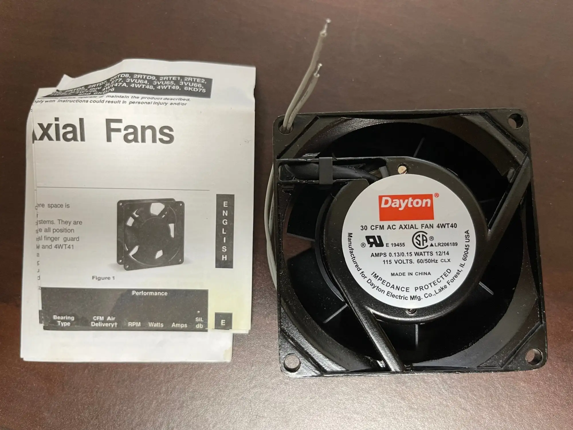 New | in-Stock Dayton New Dayton Vulcan Holding Cabinet Axial Fan 120V 3.50" x 3.50" 00-960587 Axial Fans Illinois US | Falcon Restaurant Supply #1376453