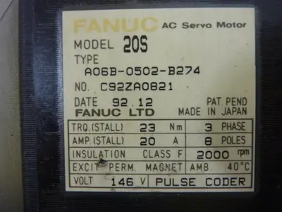 USED FANUC A06B-0502-B274