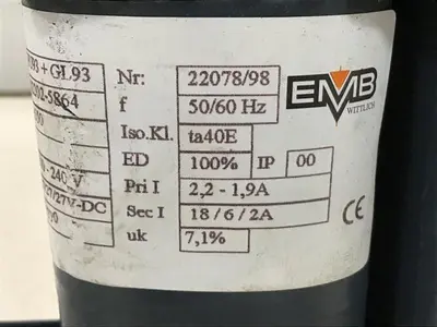 USED EMB WITTLICH PU93+GL93
