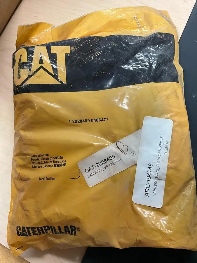CAT  Pyrometer Power Wiring Harness PN:  202-8409