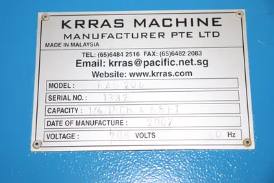 USED 2007 KRRAS RAS 206