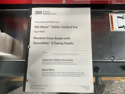 New | in-Stock 2021 3M 7000R3PRO Miscellaneous Packaging Equipment Ohio US | HGR 24 #1482377