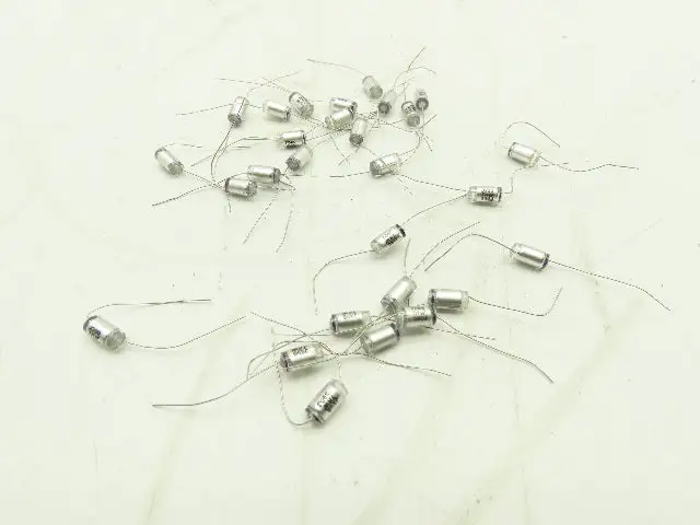 Fairchild J390 TRW 390J Wire Capacitor  LOT OF 28