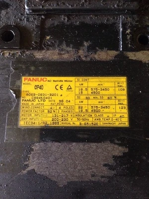 USED Fanuc A06B-0831-B201