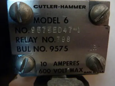 USED CUTLER HAMMER 9575ED47-1