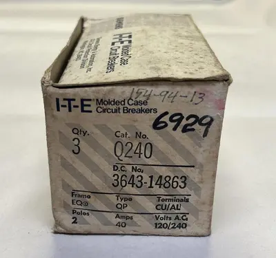 New | in-Stock ITE Q240 Miscellaneous Equipment (Electrical & Power) | Surplus Asset Holdings #1191223