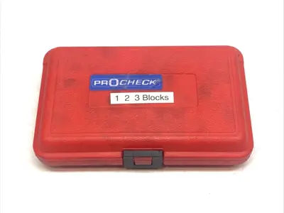 Used ProCheck 1-2-3 Block Set w/ Plastic Case Gage Blocks Michigan US | Maverick Industrial Sales #1396557