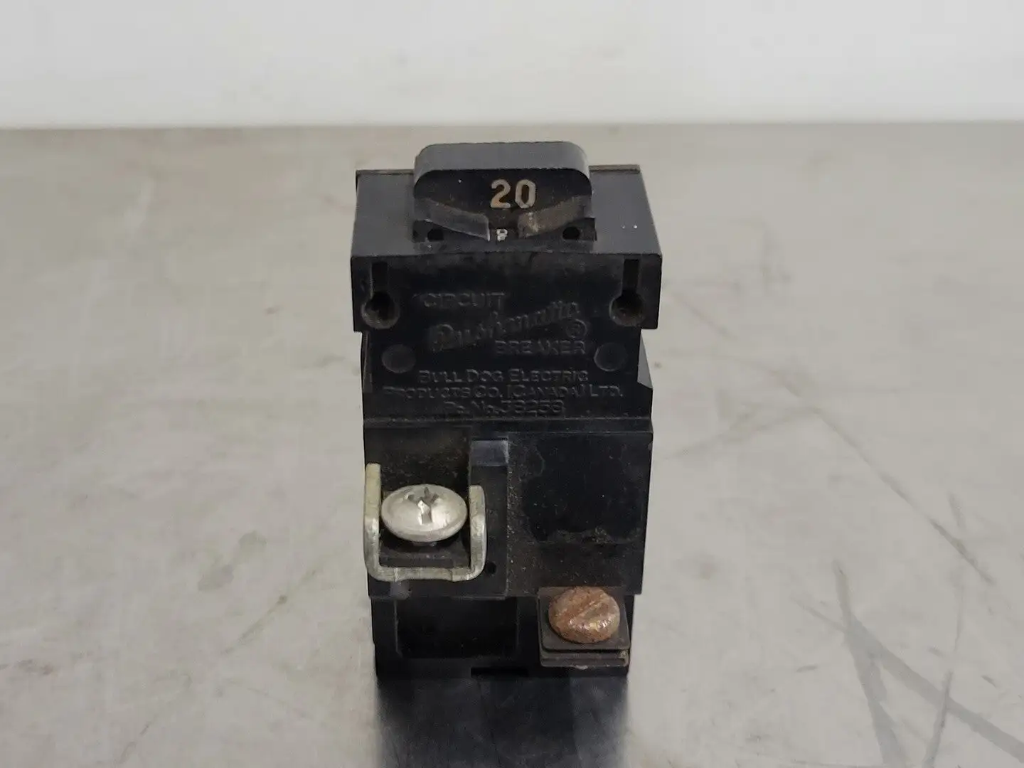 20 Amp, 1 Pole Circuit Breaker
