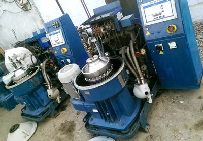 (2) Alfa-Laval S-300 fuel/lube oil purifiers, 316SS.
