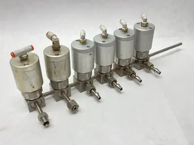 USED SWAGELOK ULTRAHIGH-PURITY SHUTOFF DIAPHRAGM VALVES 6LVV-DPL11P-C