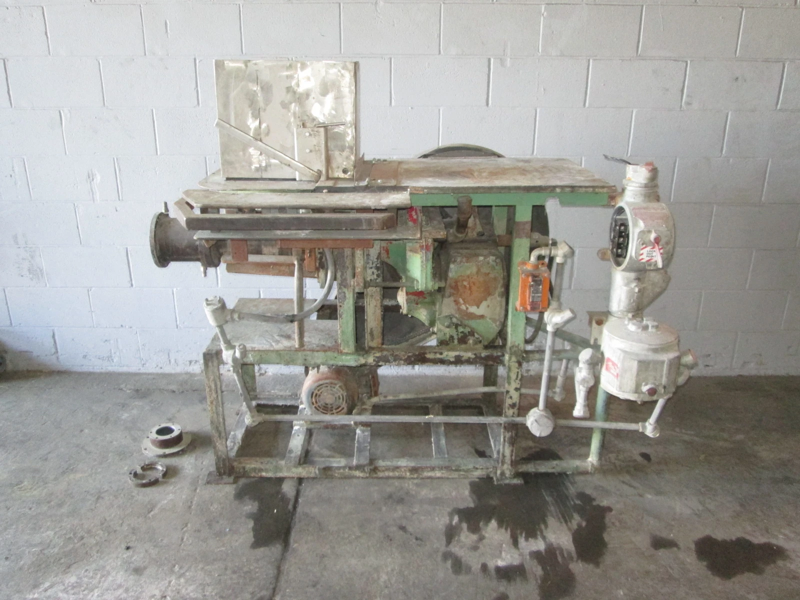 4" diameter Pug Mill Extruder. 2 HP