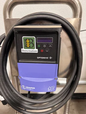 Brewmation 3/4HP Cart pump with Invertek OptiDrive iP66 110vac 1ph - NEW!