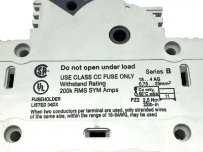 Used Allen-Bradley Ser. B Fuse Holder 1-Pole 600V 30A LOT OF 3 Fuse Accessories Michigan US | Maverick Industrial Sales #1398654