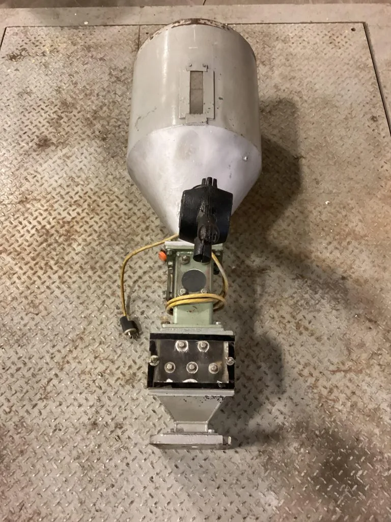 Plastic Injection Molder Feeder Hopper 12 Gallon
