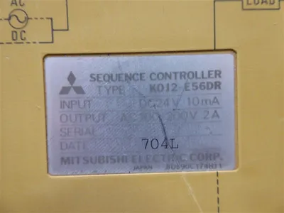 Mitsubishi KOJ2-E56DR Melsec-K Sequence Controller Used