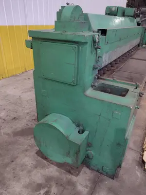 8' X 1/4" WYSONG MODEL #825 MECHANICAL POWER SQUARING SHEAR: STOCK #23635