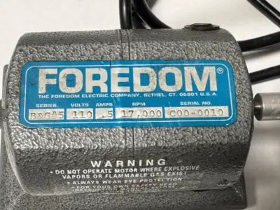 Foredom B&G #5 Bench Polisher Grinder Jewelry Grinding Polishing Buffer Machine