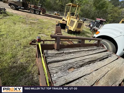 Used 1980 MILLER TILT TOP TRAILER, INC. UT-20 Tiltbed Trailers Texas US | Proxy Equipment #1385414