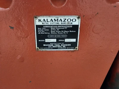 Kalamazoo 8″ x 16″ Horizontal Saw