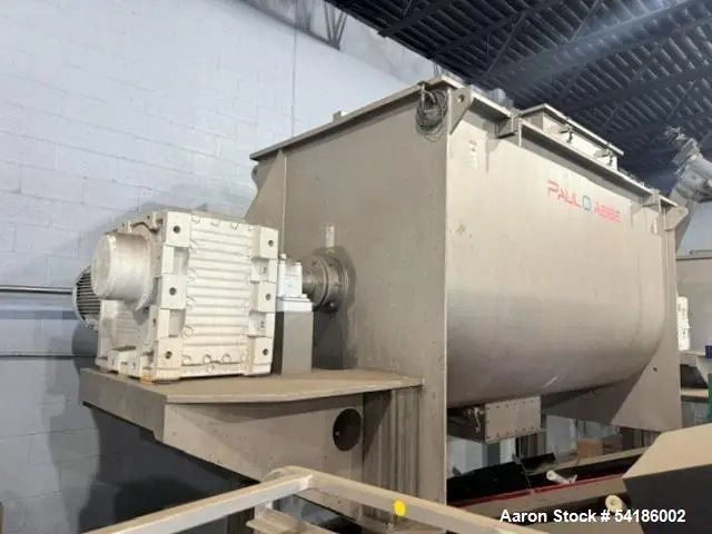 Used PAUL O ABBE RB-315 Ribbon Blenders Illinois US | Aaron Equipment #866726