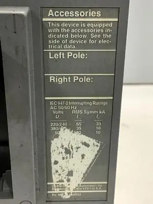 USED SIEMENS FD6 175 AMP