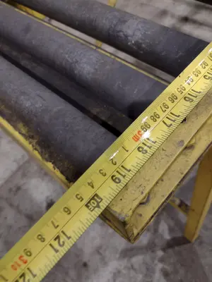 10' X 18" ROLLER TABLE FOR HYD MECH S20 SAW: STOCK #23767