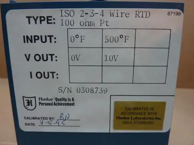 USED HUNKAR LABS 60373