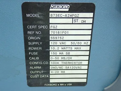 Used FOXBORO 873ECAIWFGZ Signal Generators Ohio US | HGR 24 #752011