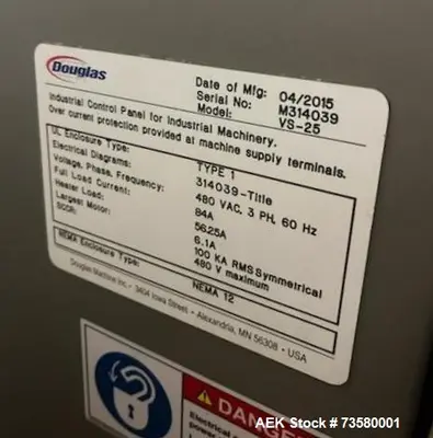 USED DOUGLAS MACHINE VS-25