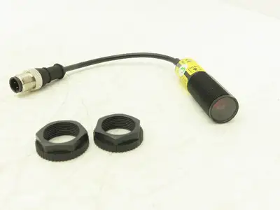 Banner S18-2VPRL-Q5 Photoeye Sensor Receiver 18mm 10-30VDC