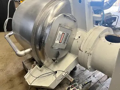 Used 300 Gallon Jacketed Tank, 316 Stainless Steel, With 85 HP Disperser