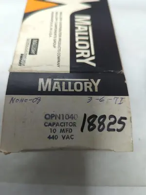 New | in-Stock MALLORY OPN1040 Miscellaneous Equipment (Electrical & Power) Ohio US | Surplus Asset Holdings #1209176