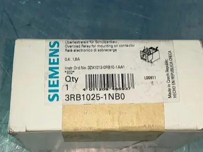 New | in-Stock SIEMENS 3RB10251NB0 Relays & Switches Ohio US | HGR 24 #1314247