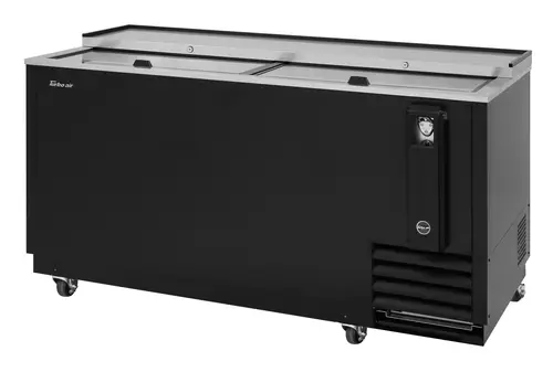 Turbo Air TBC-65SB-N6 65" Forced Air Bottle Cooler - Holds (528) 12 oz Bottles, Stainless Interior, 115v