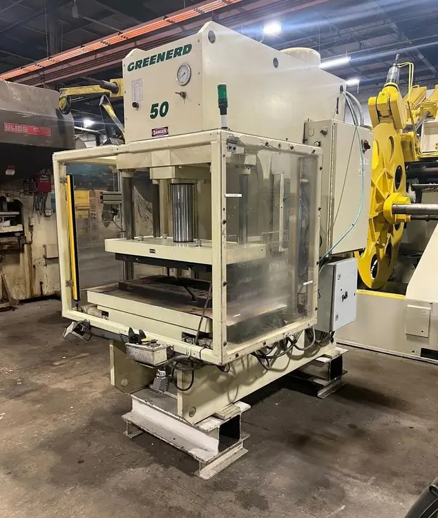 Used GREENERD 56 TON HYD C FRAME Hydraulic Presses Ohio US | D & D Industries #801461