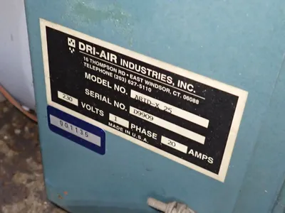 Used DRIAIR INDUSTRIES INC ARIDX 25 Misc Plastics Equipment Ohio US | HGR 24 #867249