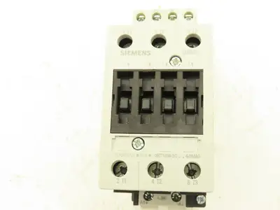 Siemens 3RT1034-1Q Contactor Motor Starter 50A 690VAC 24VDC Coil