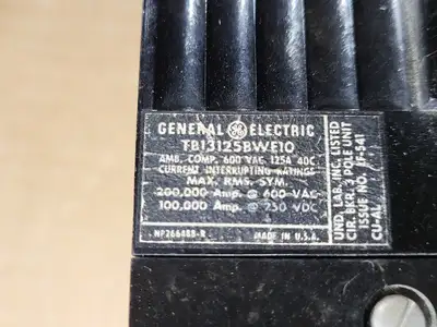 USED GENERAL ELECTRIC TB13125BWE10
