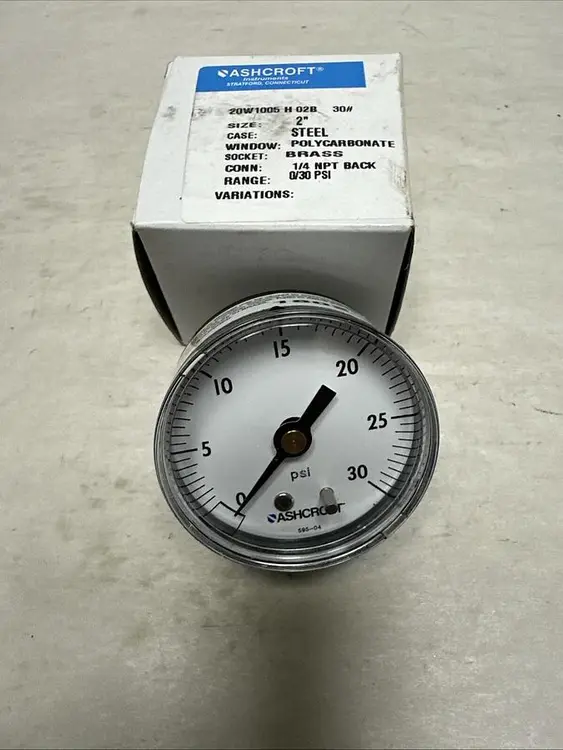 Used ASHCROFT 20W1005 H 02B 30# Universal Pressure Meters | Surplus Asset Holdings #1216951