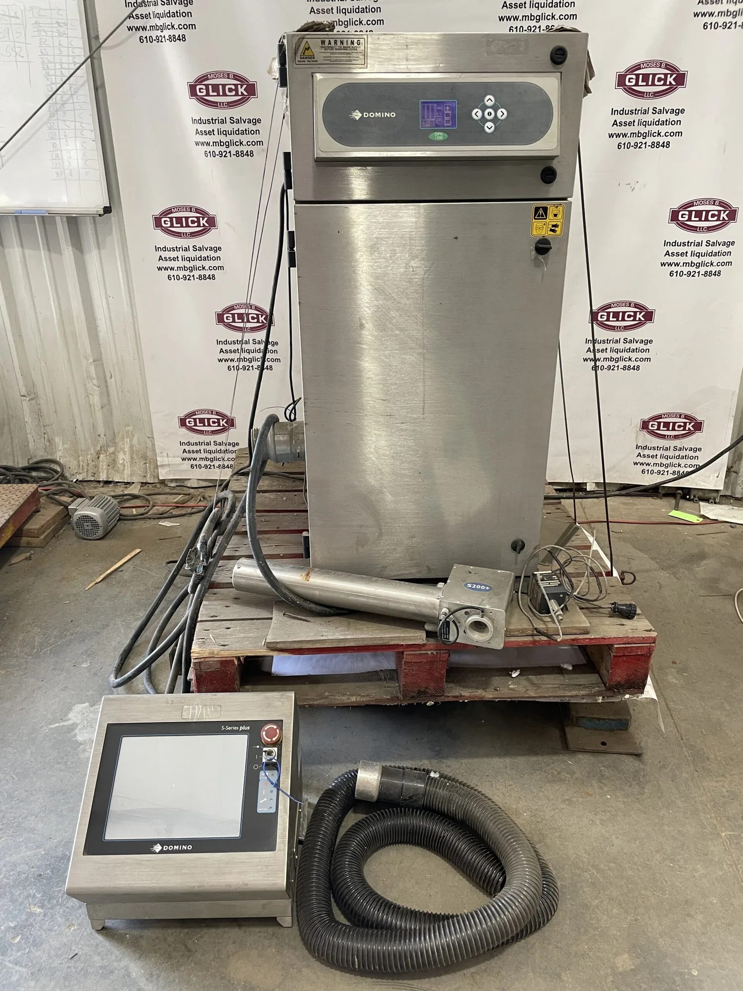 Domino L012802 DPX1500 Laser Marking Fume Extractor with S300+ Scriber