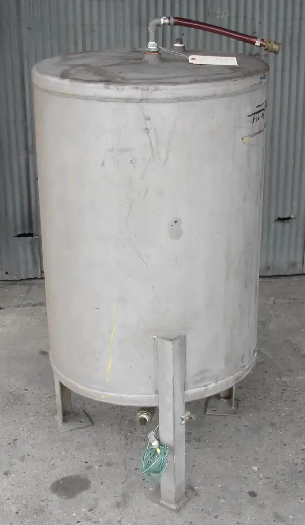 SPC8887  Tank 60 gallon vertical tank, Stainless Steel, flat