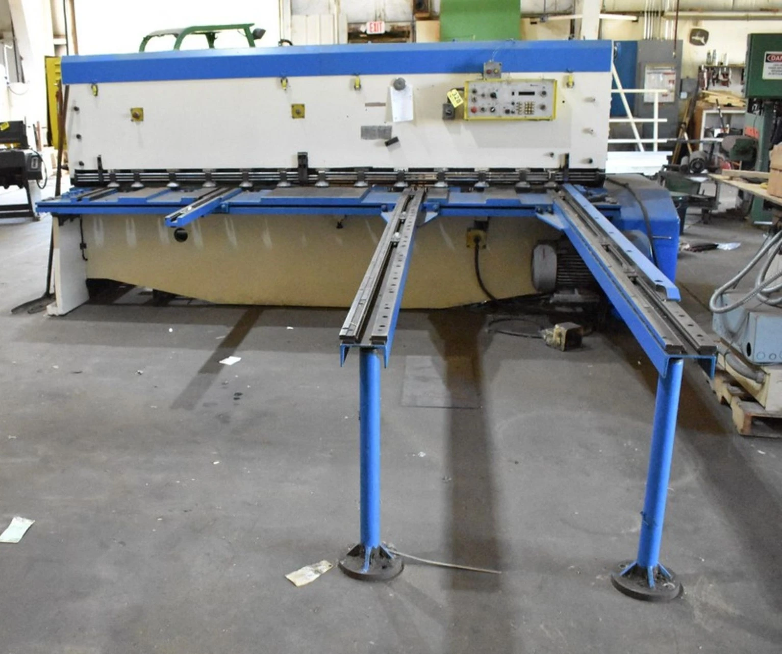10" X 1/4" AMADA "M3060" MECHANICAL POWER SQUARING SHEAR w/42” FRONT OPERATED POWER BACK GAUGE - (2) SQUARING ARMS - FRONT SUPPORT