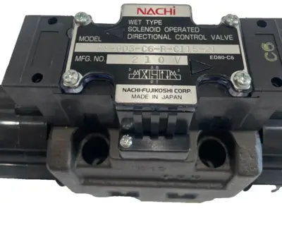 NEW NACHI SS-G03-C6-R-C115-21 DIRECTIONAL CONTROL VALVE SSG03C6RC11521