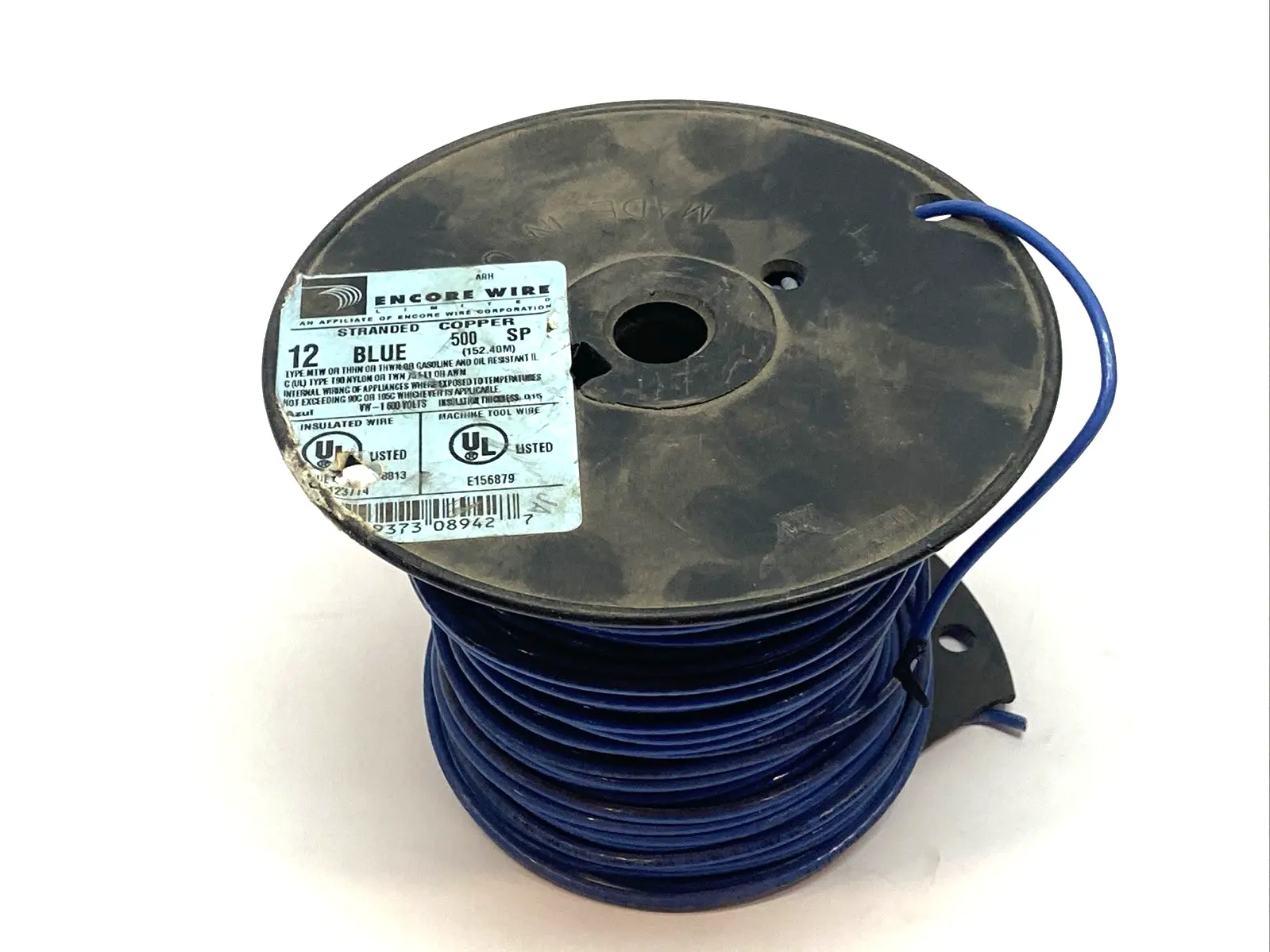 Used Encore Wire 500 SP Blue E156879 Cable & Wire Michigan US | Maverick Industrial Sales #1518204