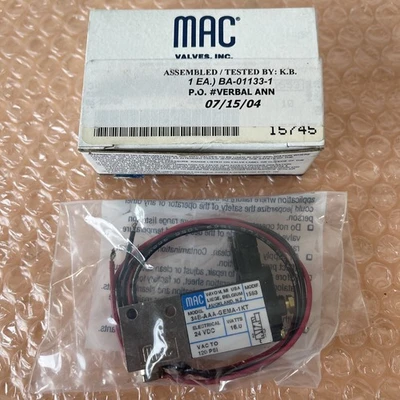 NEW MAC Valves 34B-AAA-GEMA-1KT