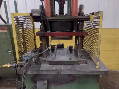 7 TON X 14" WIDE AIRAM PNEUMATIC CUTOFF PRESS: STOCK #17188