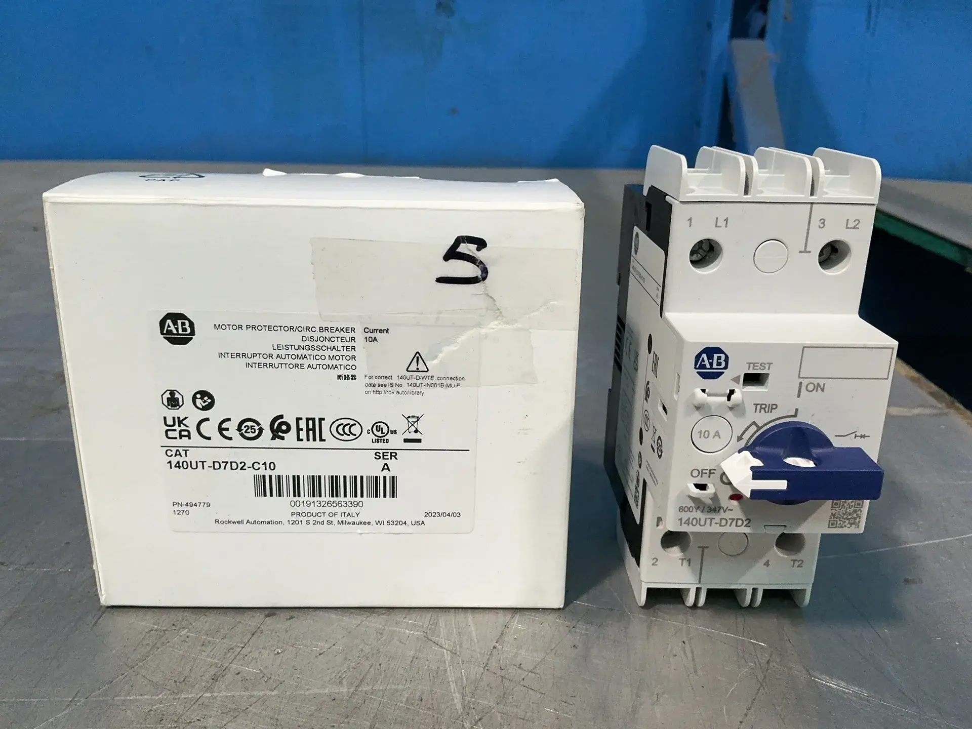 Used 2023 ALLENBRADLEY 140UTD7D2C10 Circuit Breakers Ohio US | HGR 24 #1542149