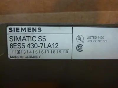 USED SIEMENS 6ES5 430-7LA12