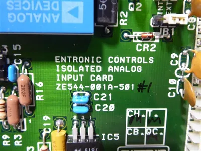 Entronic Controls ZE544-001A-501 Isolated Analog Input Board Used